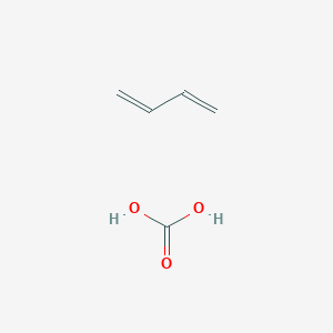 molecular formula C5H8O3 B8478547 Buta-1,3-diene;carbonic acid 