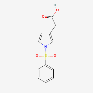 (1-Benzenesulfonyl-1H-pyrrol-3-yl)-acetic acid
