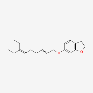 6-[(7-Ethyl-3-methylnona-2,6-dien-1-YL)oxy]-2,3-dihydro-1-benzofuran