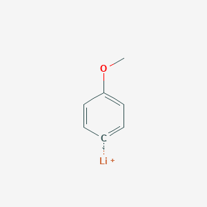 molecular formula C7H7LiO B8478649 Lithium, (4-methoxyphenyl)- CAS No. 14774-77-7