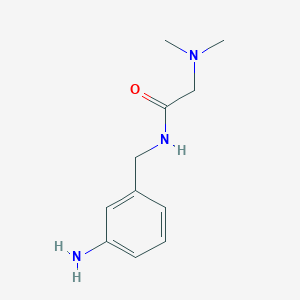 molecular formula C11H17N3O B8478683 3-Dimethylaminomethylcarbonylaminomethyl-aniline 