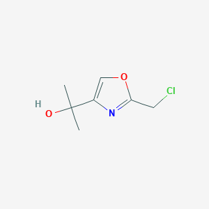 2-(2-(Chloromethyl)oxazol-4-yl)propan-2-ol