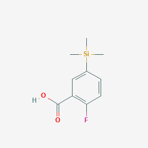 2-Fluoro-5-trimethylsilyl-benzoic acid