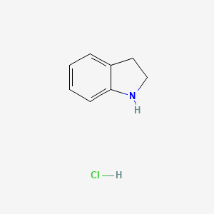 molecular formula C8H10ClN B8478793 Indoline hydrochloride CAS No. 4170-68-7