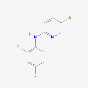 molecular formula C11H7BrF2N2 B8478835 (5-Bromo-pyridin-2-yl)-(2,4-difluoro-phenyl)-amine 