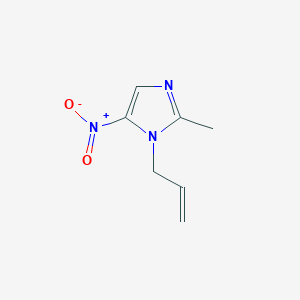 molecular formula C7H9N3O2 B084789 1-Allyl-2-methyl-5-nitro-1H-imidazole CAS No. 13230-43-8