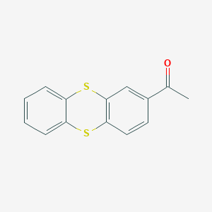 molecular formula C14H10OS2 B8478952 Ethanone, 1-(2-thianthrenyl)- CAS No. 14812-64-7