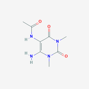 B8478972 5-acetylamino-6-amino-1,3-dimethyl-1H-pyrimidine-2,4-dione CAS No. 10184-41-5