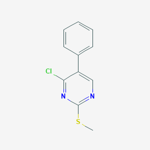 B8478989 4-Chloro-2-methylthio-5-phenylpyrimidine CAS No. 61044-97-1