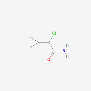 molecular formula C5H8ClNO B8478997 Cyclopropylchloroacetamide 