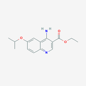 Ethyl 4-amino-6-isopropoxyquinoline-3-carboxylate