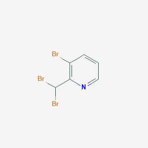 molecular formula C6H4Br3N B8479038 3-Bromo-2-dibromomethyl-pyridine CAS No. 865449-17-8