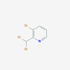 Pyridine, 3-bromo-2-(dibromomethyl)-