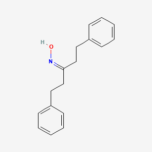 molecular formula C17H19NO B8479097 N-(1,5-diphenylpentan-3-ylidene)hydroxylamine CAS No. 5434-81-1