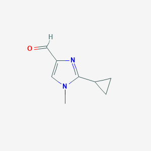 2-cyclopropyl-1-methyl-1H-imidazole-4-carbaldehyde