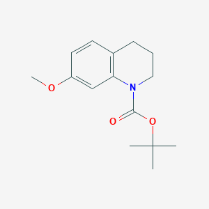 molecular formula C15H21NO3 B8479177 tert-Butyl 7-methoxy-3,4-dihydroquinoline-1(2H)-carboxylate 