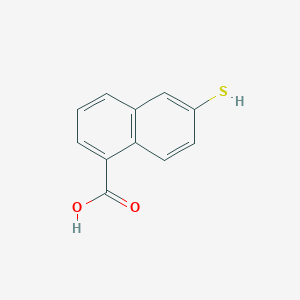 6-Sulfanylnaphthalene-1-carboxylic acid