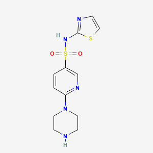 6-(Piperazin-1-yl)-N-(thiazol-2-yl)pyridine-3-sulfonamide