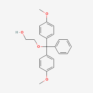 molecular formula C23H24O4 B8479270 2-(4,4'-Dimethoxytrityloxy)ethanol CAS No. 151835-83-5