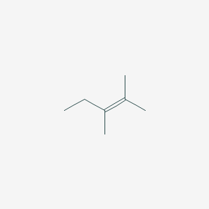 molecular formula C7H14 B084793 2,3-二甲基-2-戊烯 CAS No. 10574-37-5