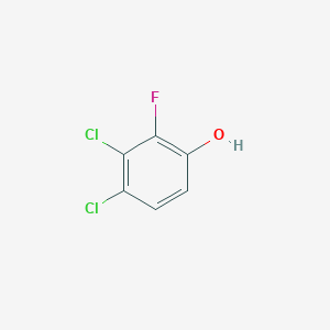 molecular formula C6H3Cl2FO B8479397 3,4-Dichloro-2-fluorophenol 