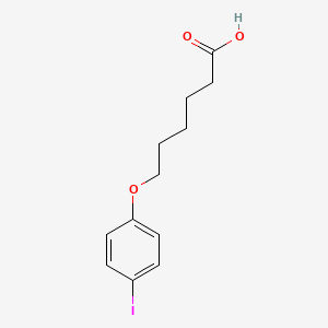 molecular formula C12H15IO3 B8479411 6-(4-Iodophenoxy)hexanoic acid 