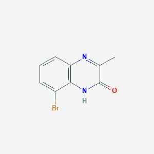 molecular formula C9H7BrN2O B8479419 8-bromo-3-methylquinoxalin-2(1H)-one 