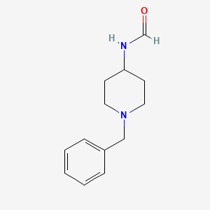 molecular formula C13H18N2O B8479463 4-Formamido-1-benzylpiperidine 