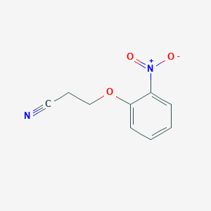 molecular formula C9H8N2O3 B8479484 3-(2-Nitrophenoxy)propanenitrile 