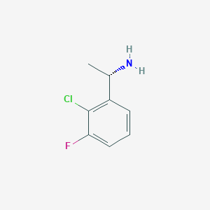 molecular formula C8H9ClFN B8479533 (S)-1-(2-chloro-3-fluorophenyl)ethanamine 
