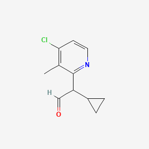 2-(3-Methyl-4-chloro-pyridin-2-yl)-2-cyclopropyl-acetaldehyde