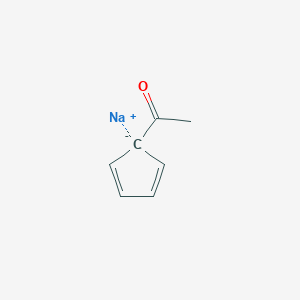 Sodium, (1-acetyl-2,4-cyclopentadien-1-yl)-