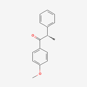 (2S)-1-(4-Methoxyphenyl)-2-phenylpropan-1-one