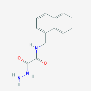 2-Hydrazino-N-(naphth-1-ylmethyl)-2-oxo-acetamide