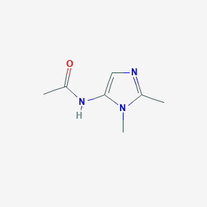 molecular formula C7H11N3O B8479743 N-(2,3-dimethyl-3H-imidazol-4-yl)-acetamide 