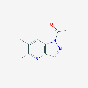 1-Acetyl-5,6-dimethylpyrazolo [4,3-b] pyridine