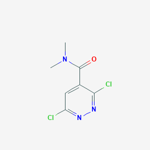 molecular formula C7H7Cl2N3O B8479795 3,6-Dichloro-pyridazine-4-carboxylic acid dimethylamide 