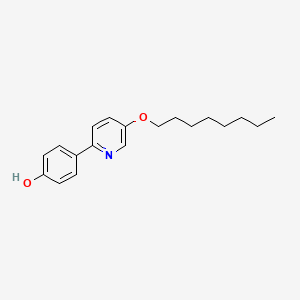 molecular formula C19H25NO2 B8479809 4-[5-(Octyloxy)pyridin-2(1H)-ylidene]cyclohexa-2,5-dien-1-one CAS No. 124501-16-2