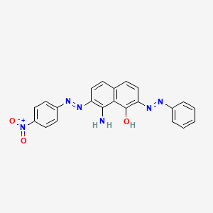 8-Amino-7-[(4-nitrophenyl)diazenyl]-2-phenyldiazenylnaphthalen-1-ol