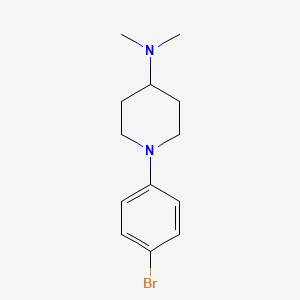 1-(4-bromophenyl)-N,N-dimethylpiperidin-4-amine