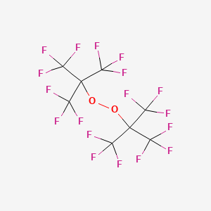 molecular formula C8F18O2 B8479883 Bis(perfluoro-t-butyl) peroxide CAS No. 26842-85-3