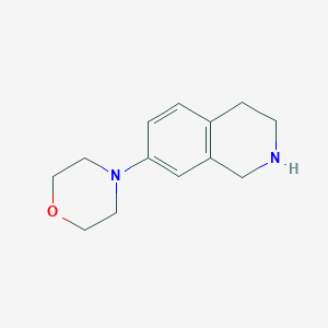 molecular formula C13H18N2O B8479890 7-Morpholin-4-yl-1,2,3,4-tetrahydro-isoquinoline 