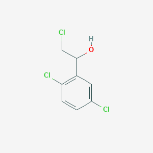 molecular formula C8H7Cl3O B8479948 2-Chloro-1-(2,5-dichlorophenyl)ethan-1-ol 