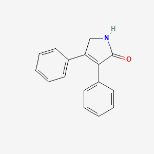 molecular formula C16H13NO B8479955 3,4-Diphenyl-1,5-dihydro-pyrrol-2-on CAS No. 62142-80-7