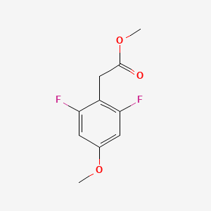 molecular formula C10H10F2O3 B8479964 Methyl 2-(2,6-difluoro-4-methoxyphenyl)acetate 