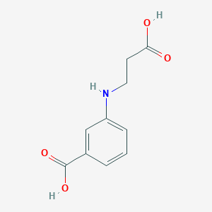 molecular formula C10H11NO4 B8480094 N-(2-Carboxyethyl)-3-aminobenzoic acid 