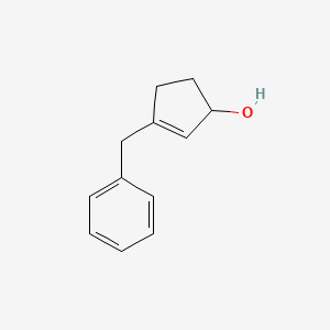 molecular formula C12H14O B8480142 3-Benzyl-2-cyclopentenol 