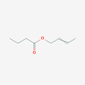 molecular formula C8H14O2 B8480163 Butanoic acid, (2E)-2-butenyl ester CAS No. 88686-13-9