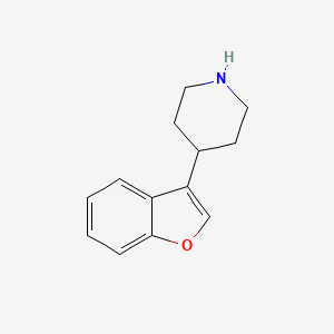 molecular formula C13H15NO B8480179 4-(Benzofuran-3-yl)-piperidine 