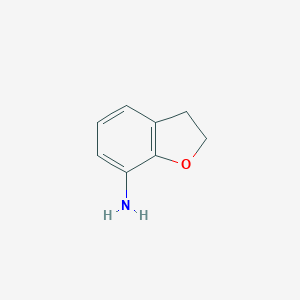 molecular formula C8H9NO B084802 2,3-Dihydrobenzo[b]furan-7-ylamine CAS No. 13414-56-7